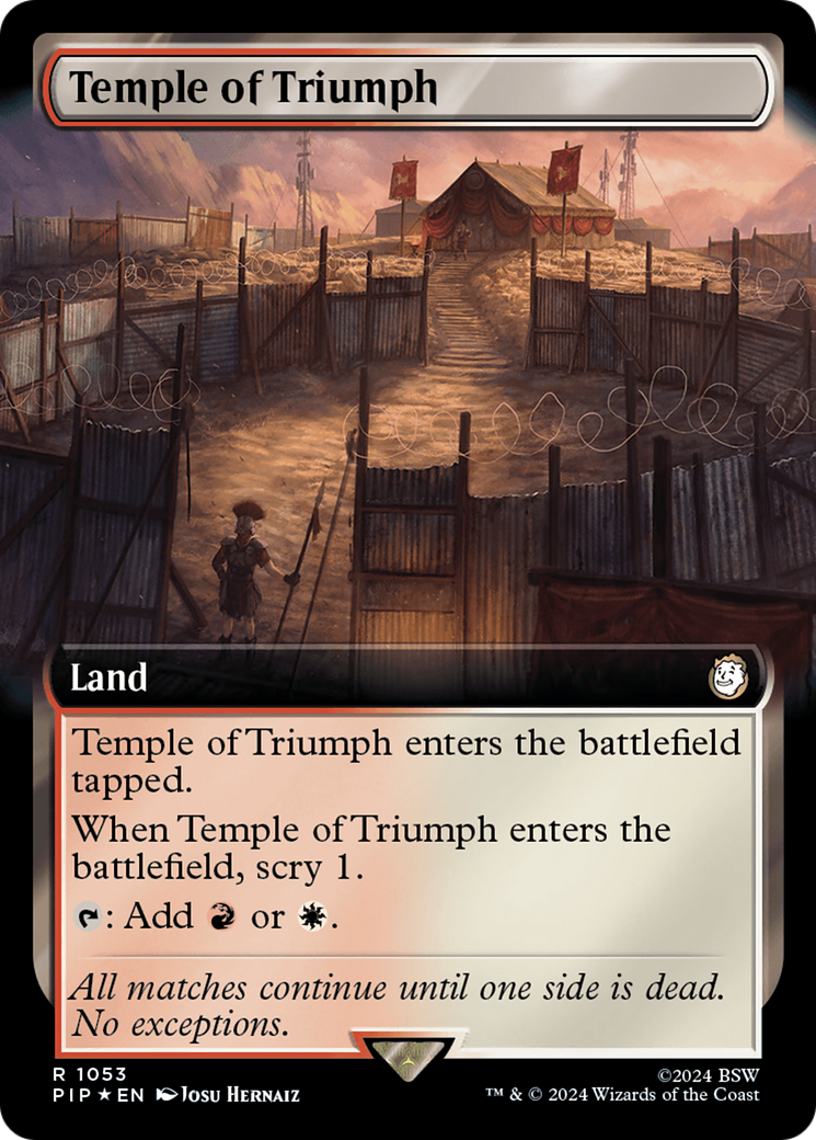 Temple of Triumph - Extended Art - Surge Foil [PIP-1053]