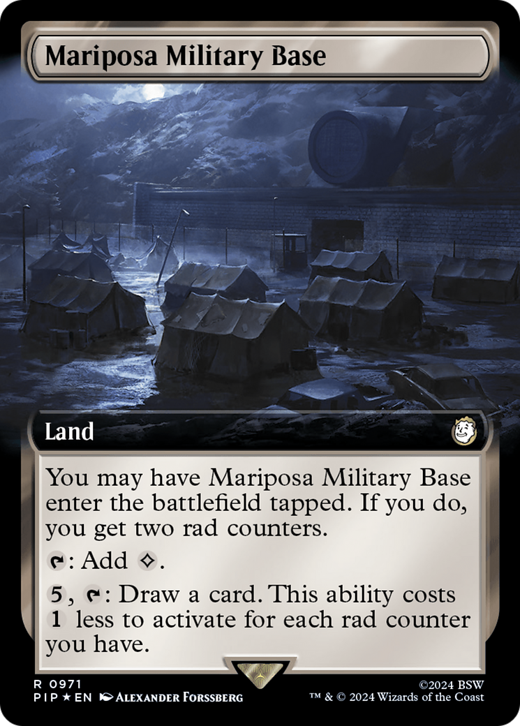 Mariposa Military Base - Extended Art - Surge Foil [PIP-971]