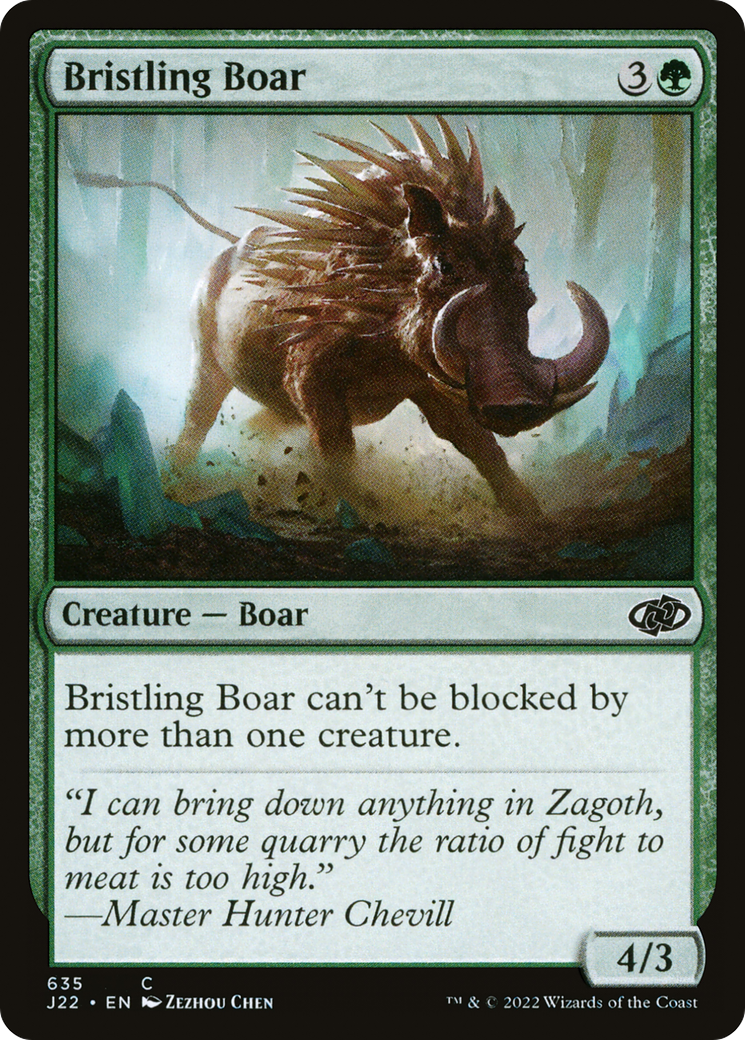 Bristling Boar [J22-635]