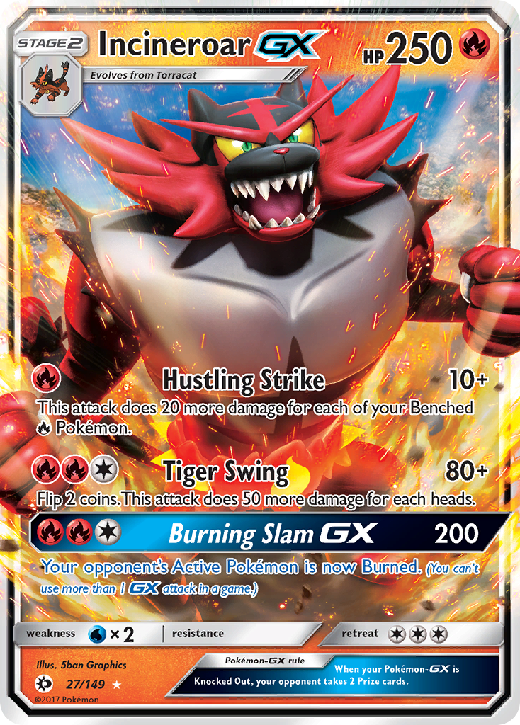 Incineroar-GX [SM1-27]