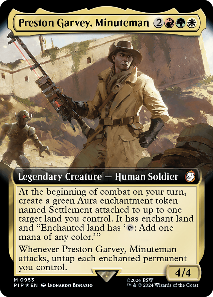 Preston Garvey, Minuteman - Extended Art - Surge Foil [PIP-953]