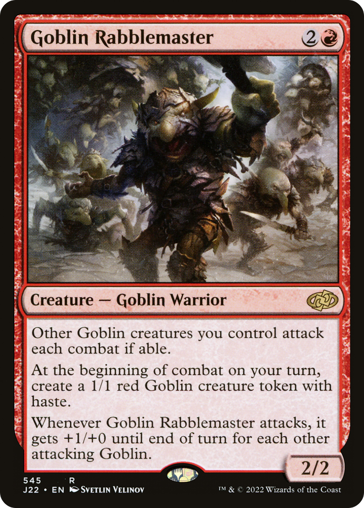 Goblin Rabblemaster [J22-545]