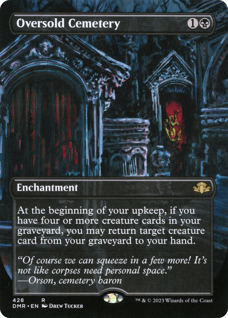 Oversold Cemetery - Borderless - Full Art [DMR-428]