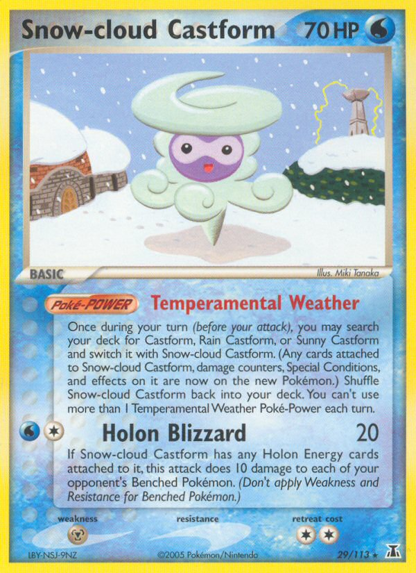 Snow-cloud Castform [EX11-29]