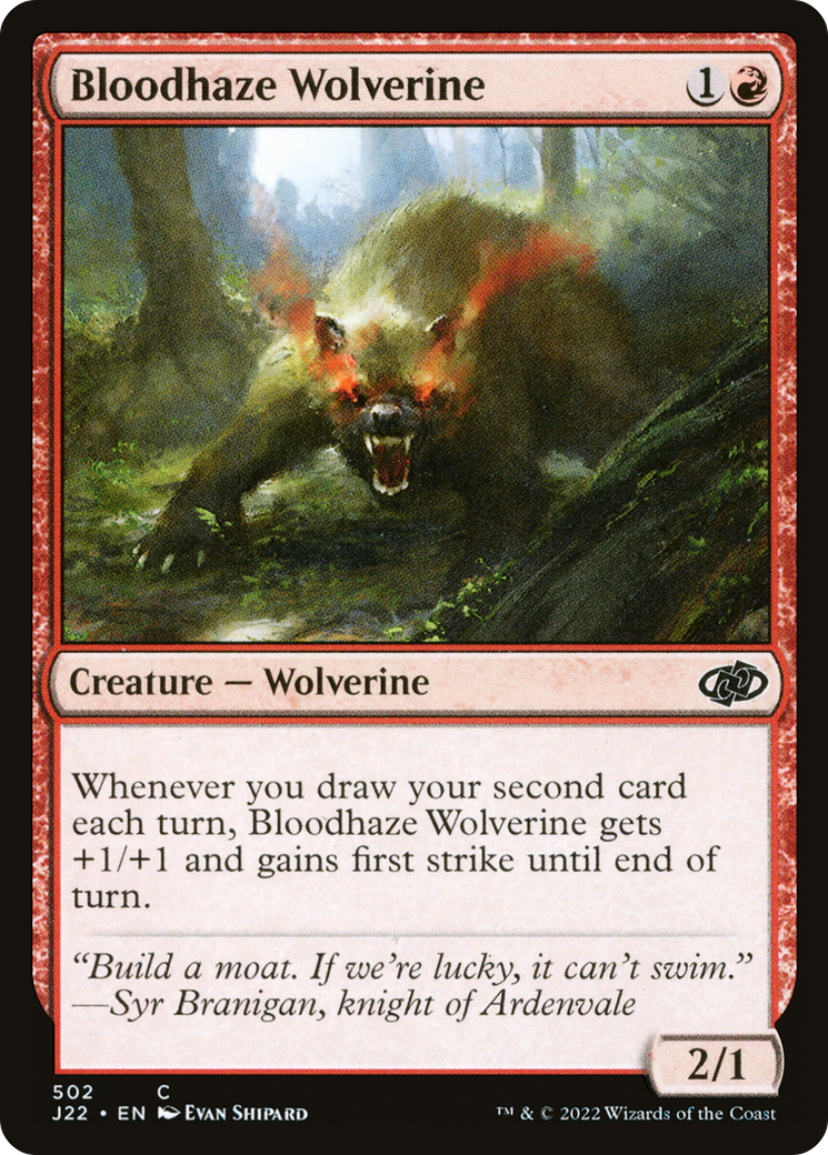 Bloodhaze Wolverine [J22-502]