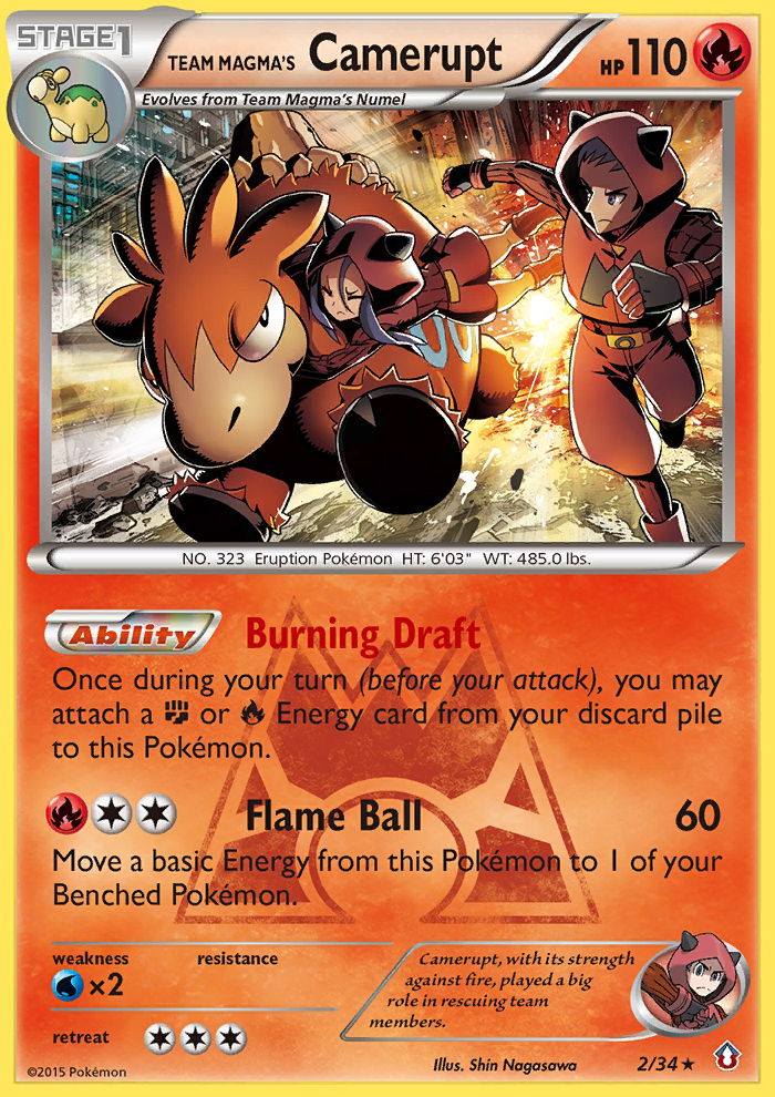 Team Magma's Camerupt [DC1-2]