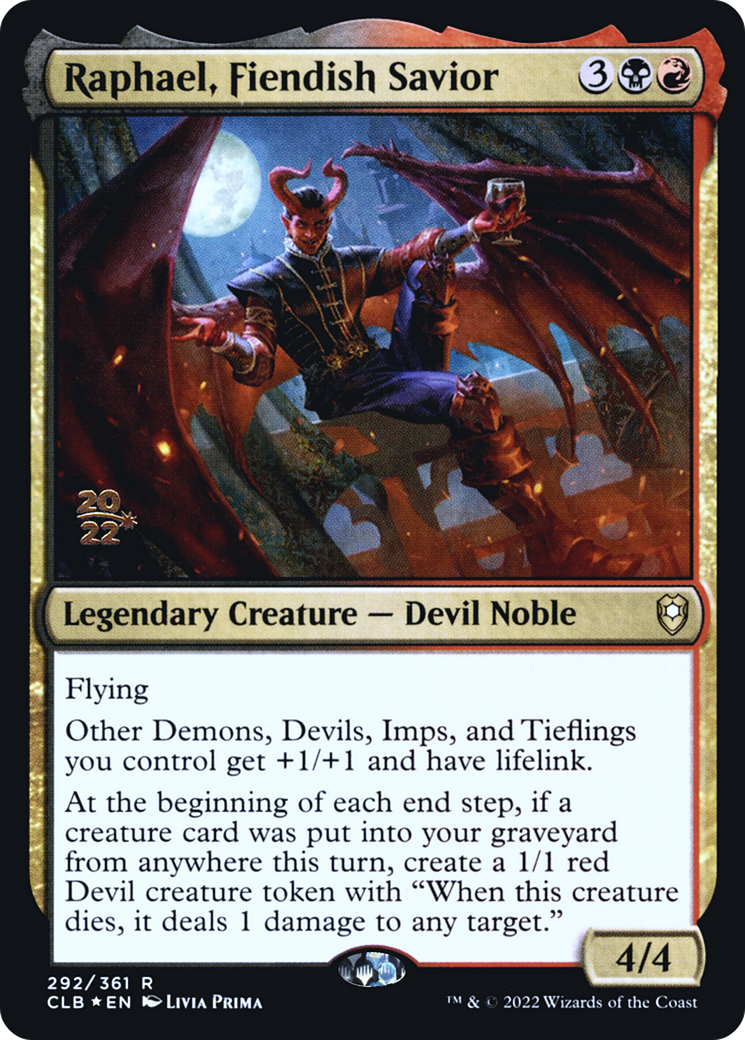 Raphael, Fiendish Savior - Prerelease Promo [PCLB-292s]