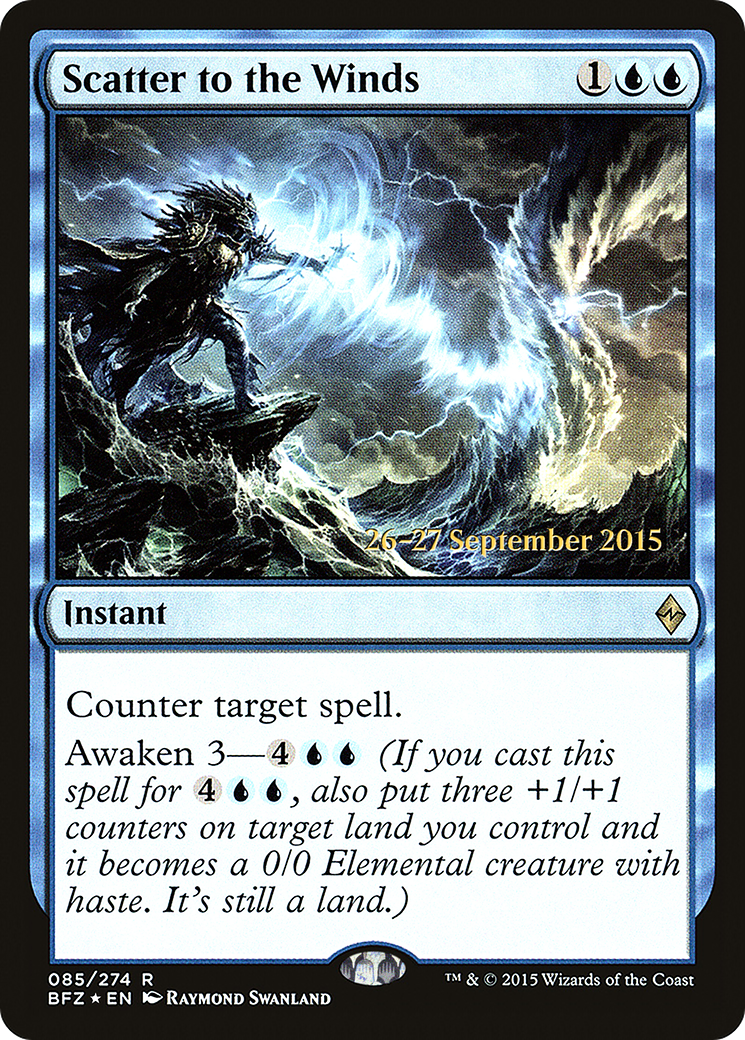 Scatter to the Winds - Prerelease Promo [PBFZ-85s]