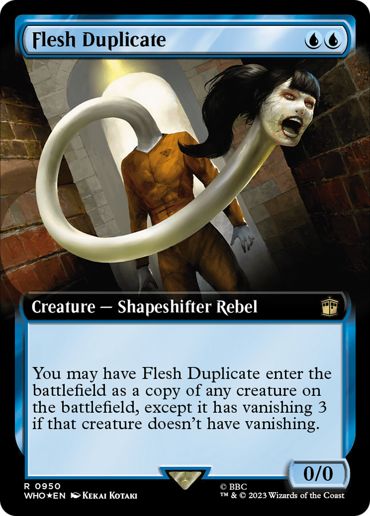 Flesh Duplicate - Extended Art - Surge Foil [WHO-950]