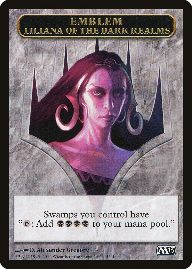 Liliana of the Dark Realms Emblem [TM13-11]