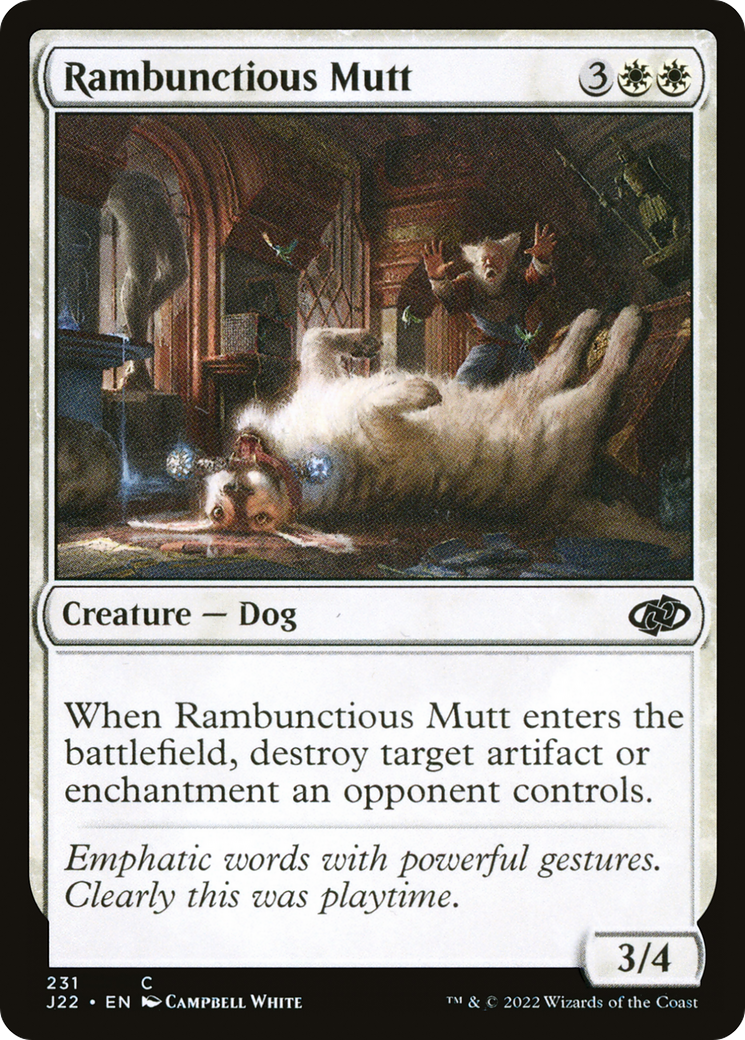 Rambunctious Mutt [J22-231]