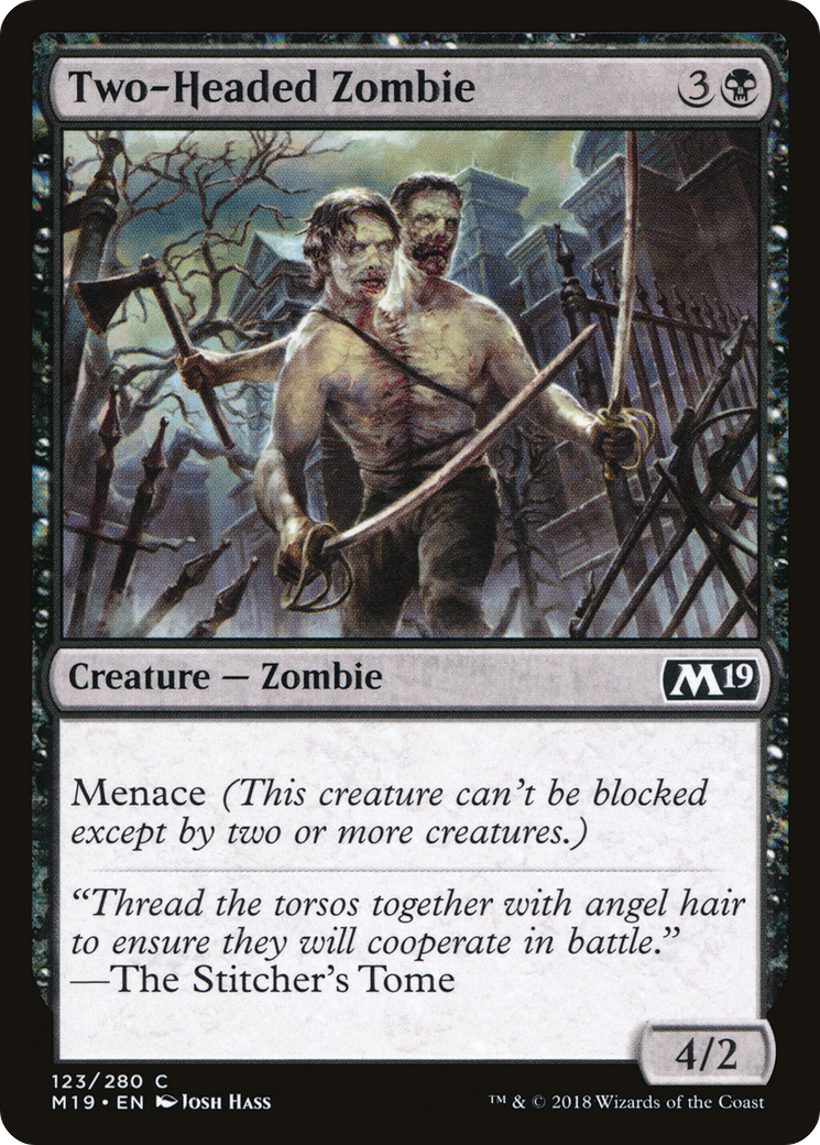 Two-Headed Zombie [M19-123]