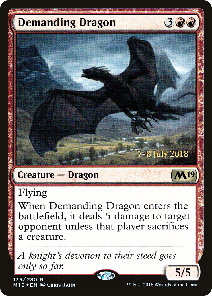 Demanding Dragon - Prerelease Promo [PM19-135s]