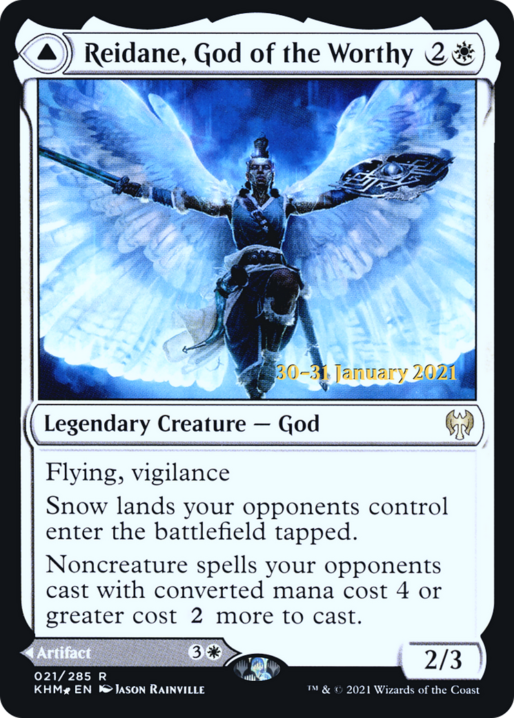 Reidane, God of the Worthy // Valkmira, Protector's Shield - Prerelease Promo [PKHM-21s]