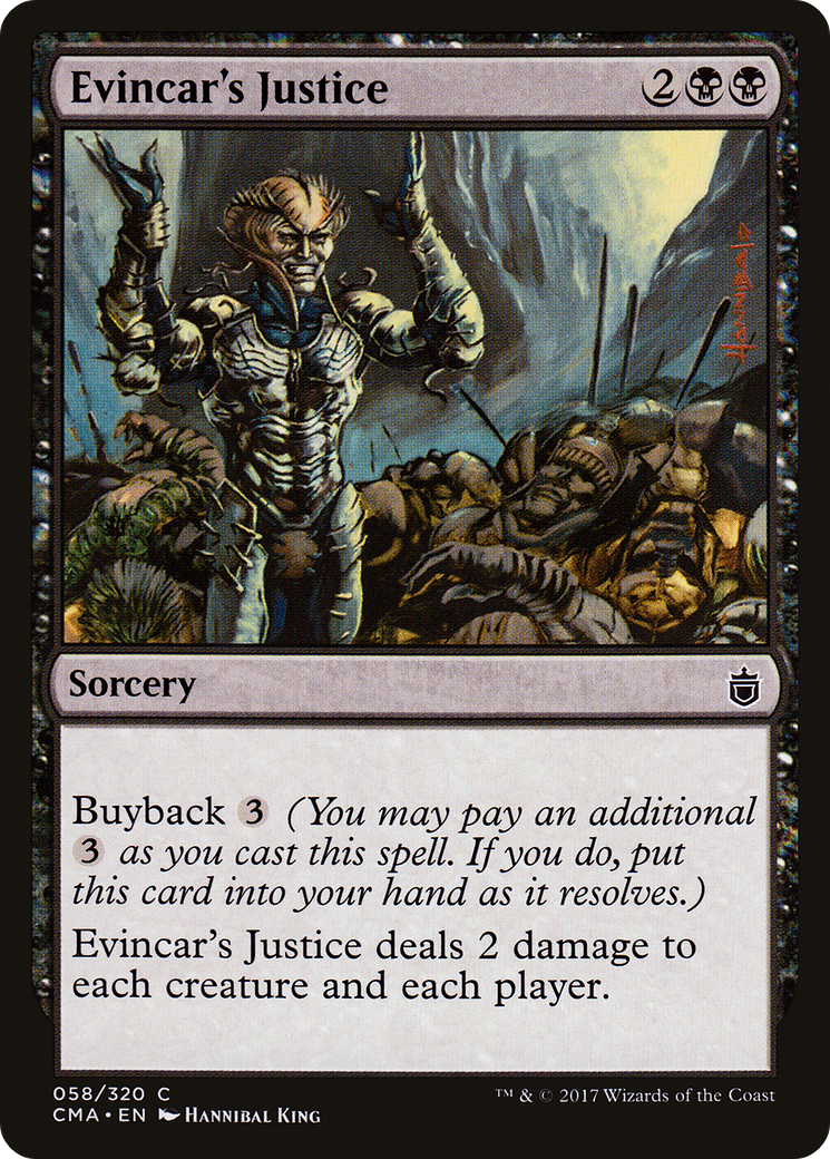 Evincar's Justice [CMA-58]