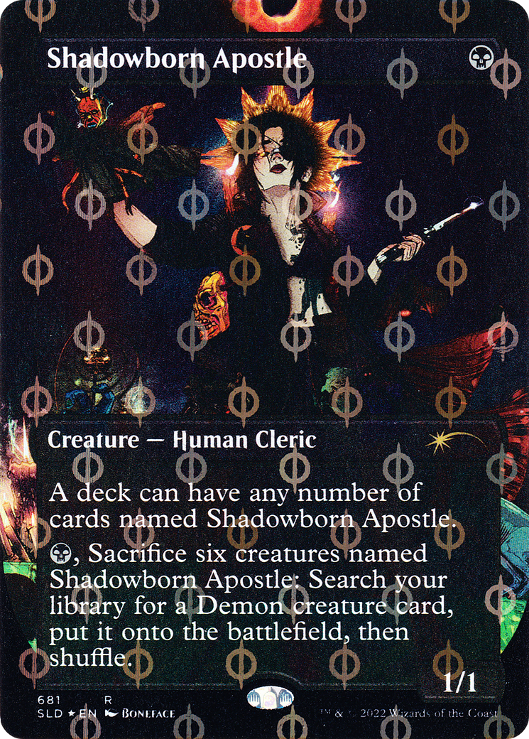 Shadowborn Apostle - Borderless - Compleat Foil - Full Art [SLD-681Φ]