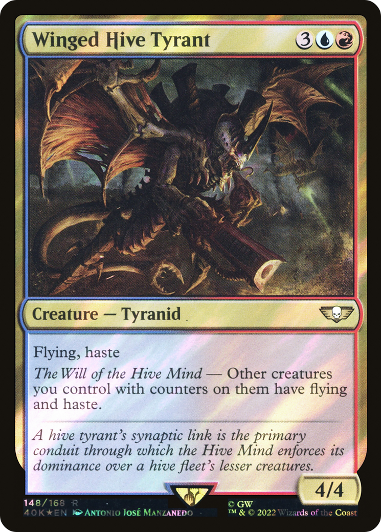 Winged Hive Tyrant - Surge Foil [40K-148★]