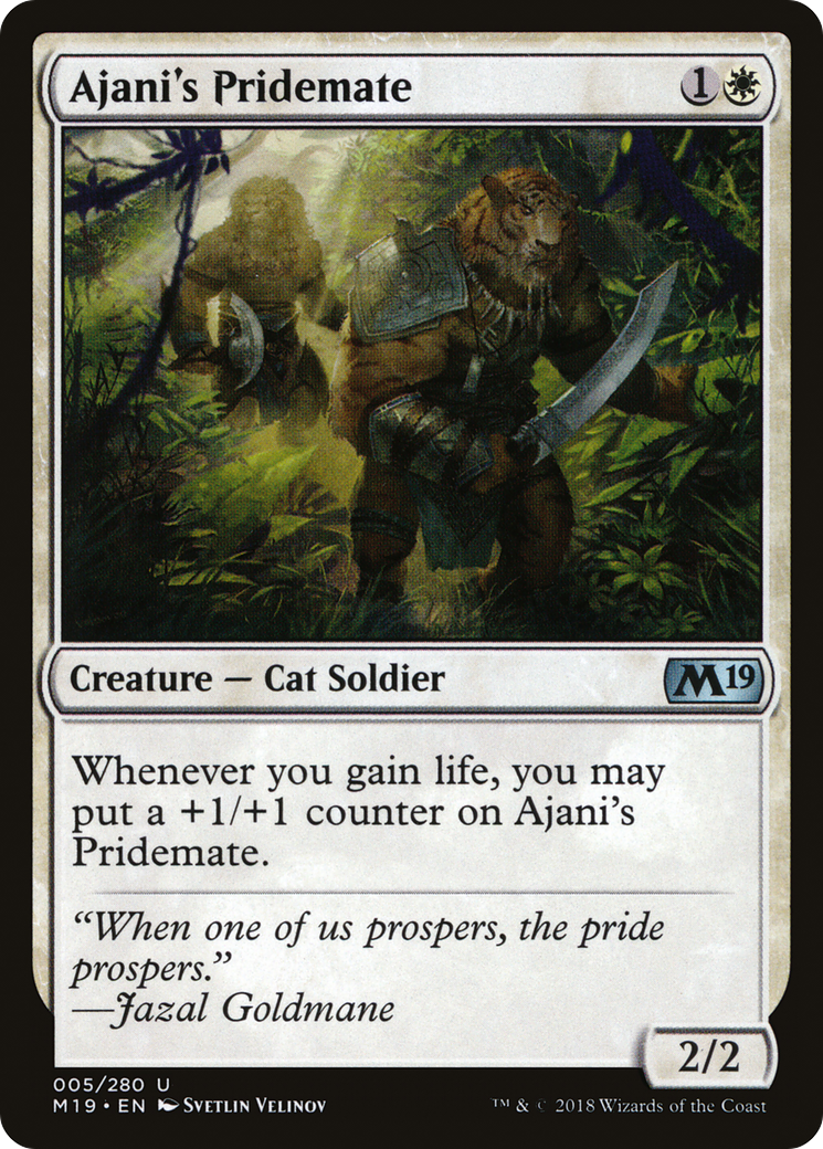 Ajani's Pridemate [M19-5]