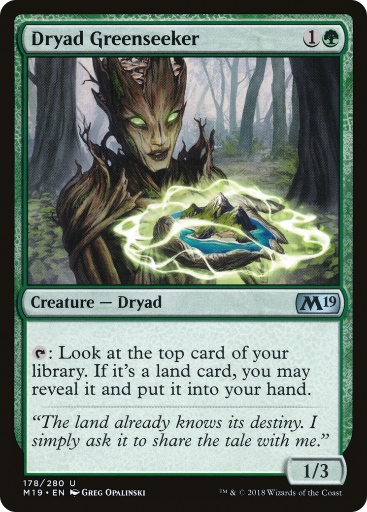 Dryad Greenseeker [M19-178]