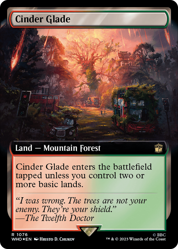 Cinder Glade - Extended Art - Surge Foil [WHO-1076]