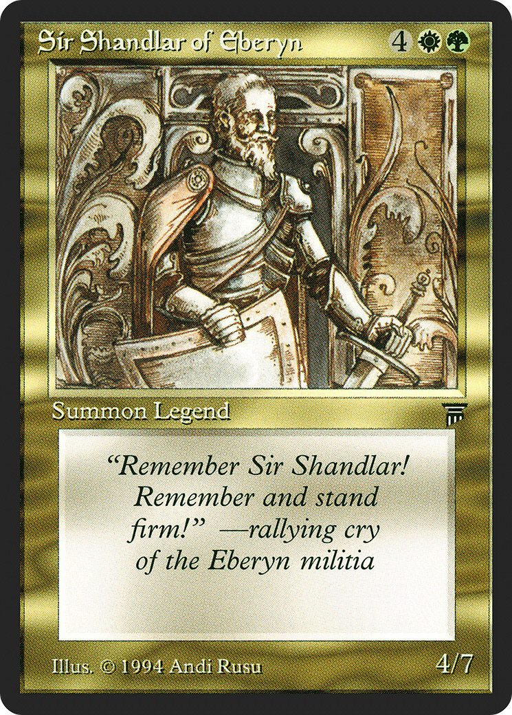 Sir Shandlar of Eberyn [LEG-257]