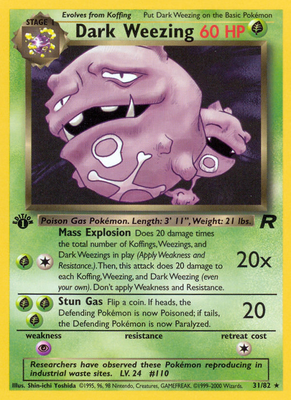 Dark Weezing [BASE5-31]