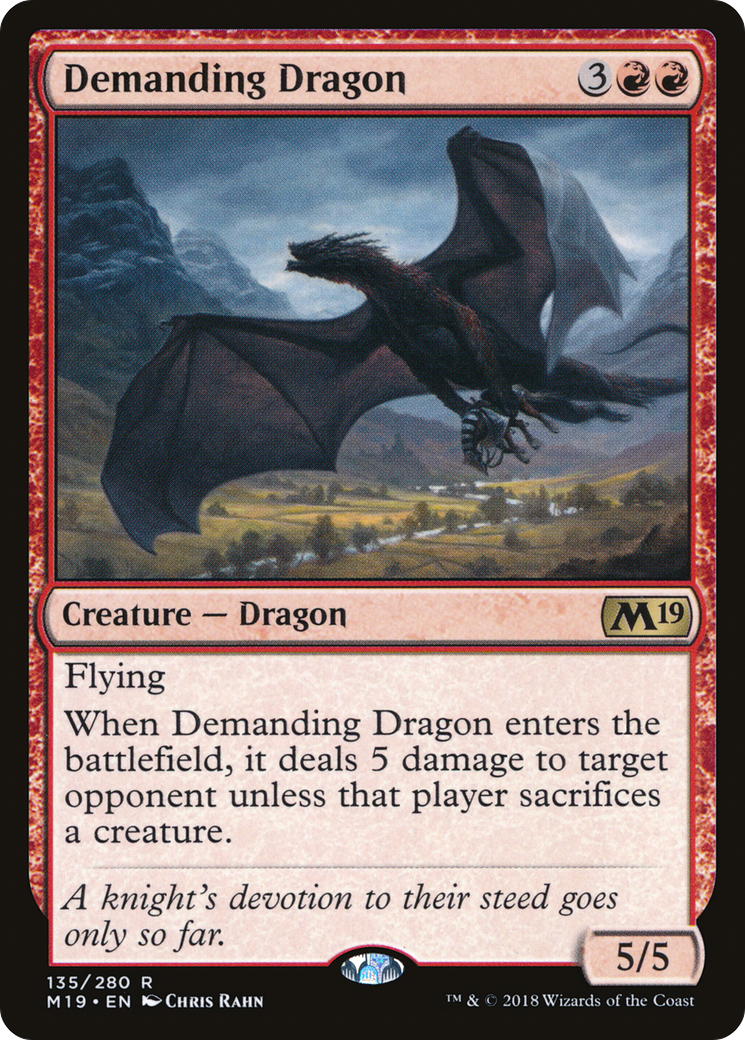 Demanding Dragon [M19-135]