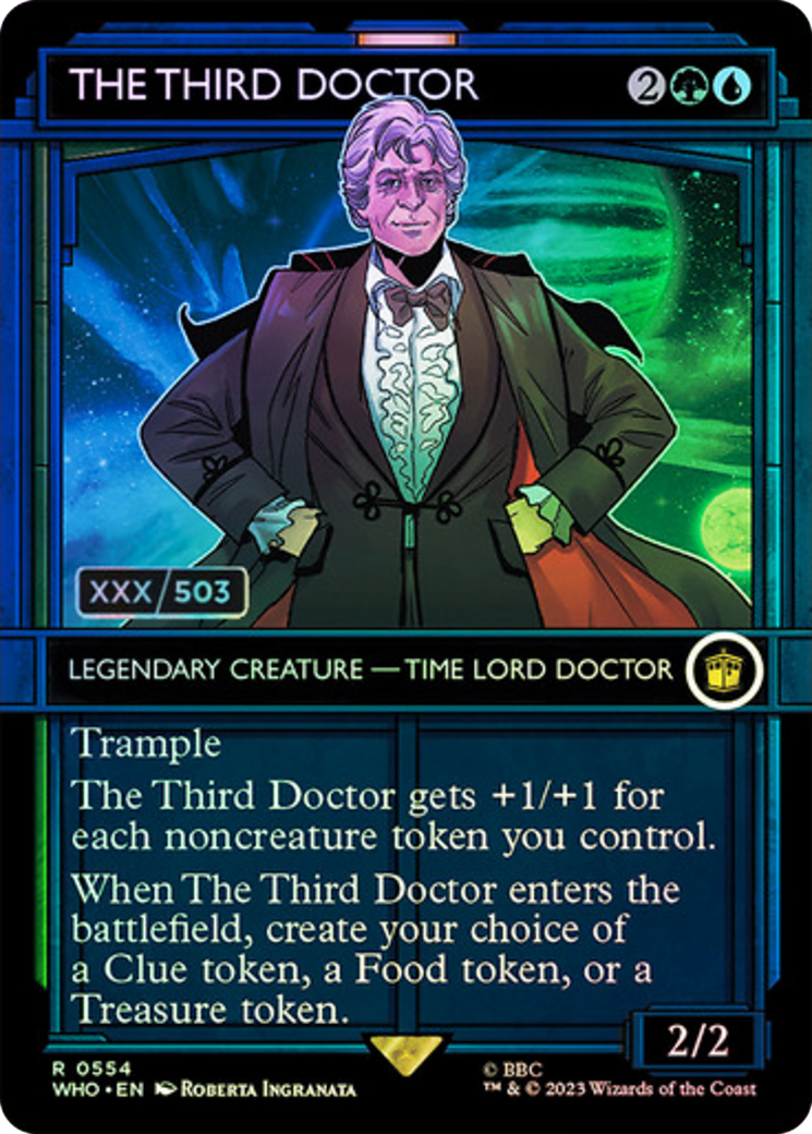 The Third Doctor - Borderless - Showcase - Serialized [WHO-554z]