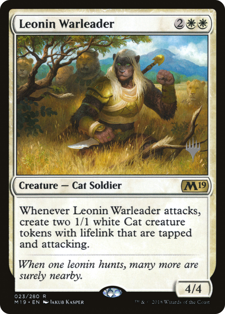 Leonin Warleader - Promo Pack [PM19-23p]