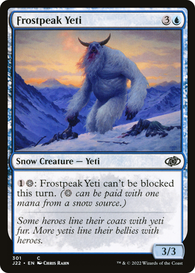 Frostpeak Yeti [J22-301]