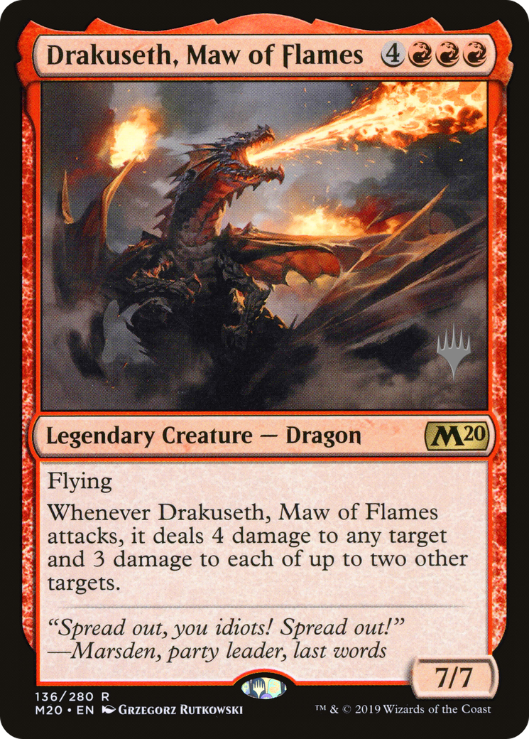 Drakuseth, Maw of Flames - Promo Pack [PM20-136p]