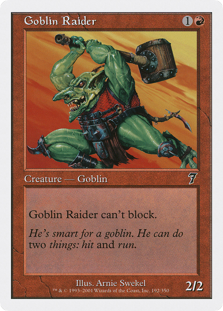 Goblin Raider [7ED-192]