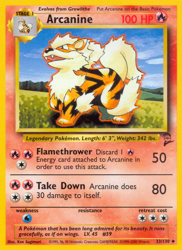 Arcanine [BASE4-33]