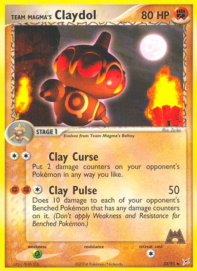 Team Magma's Claydol [EX4-33]