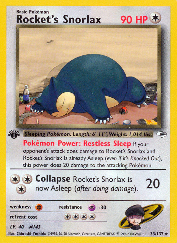 Rocket's Snorlax [GYM1-33]