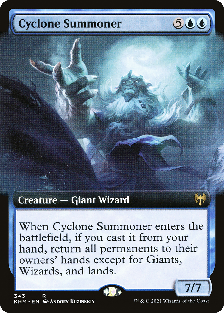 Cyclone Summoner - Extended Art [KHM-343]