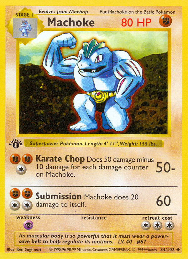 Machoke [BASE1-34]