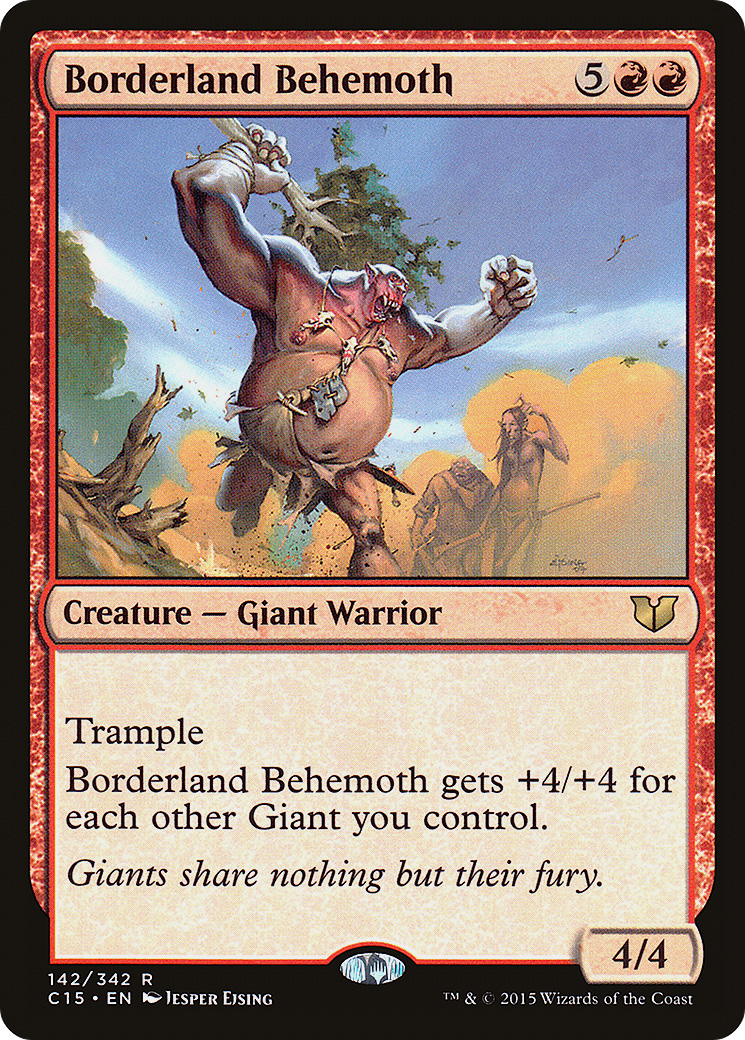 Borderland Behemoth [C15-142]