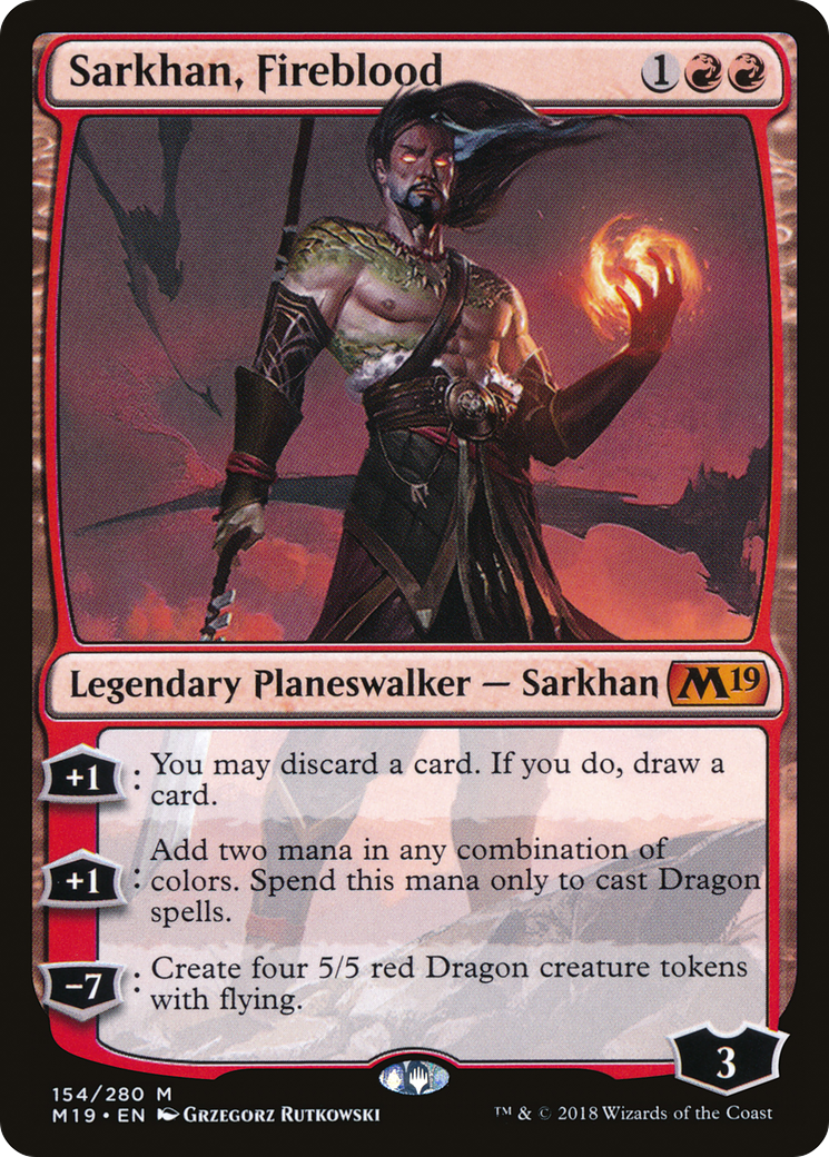 Sarkhan, Fireblood [M19-154]