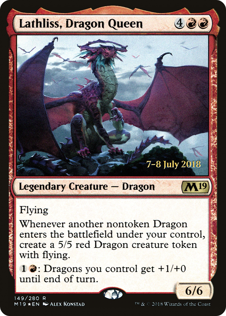 Lathliss, Dragon Queen - Prerelease Promo [PM19-149s]