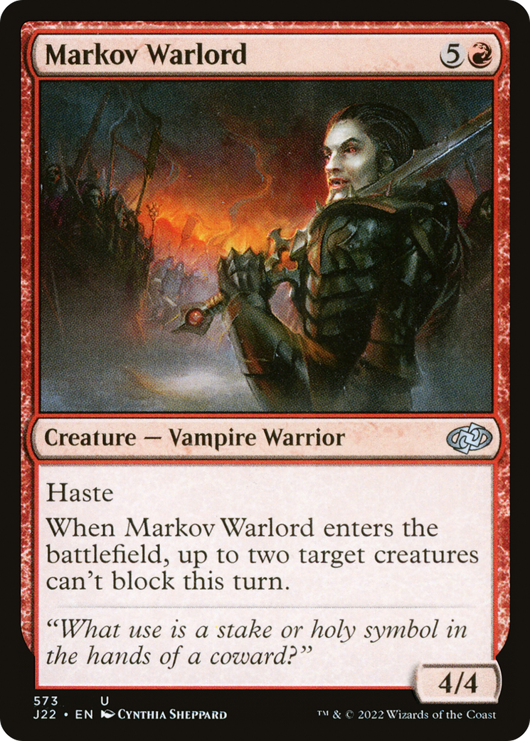 Markov Warlord [J22-573]