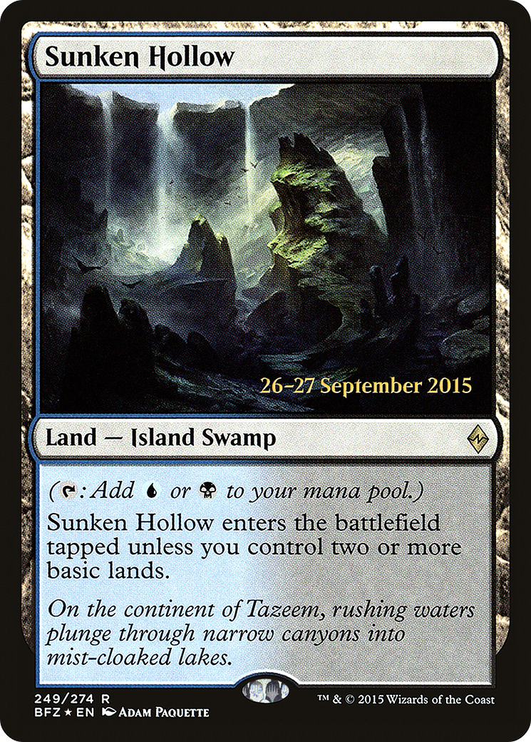 Sunken Hollow - Prerelease Promo [PBFZ-249s]