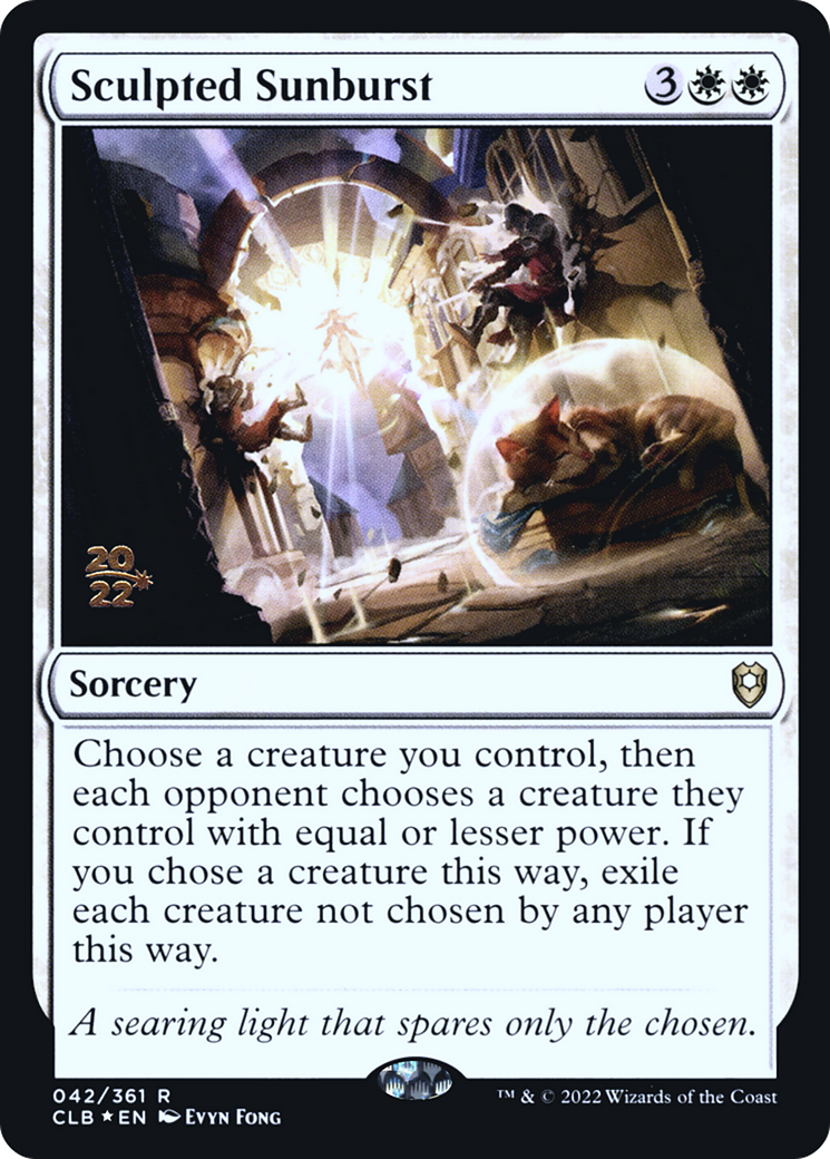 Sculpted Sunburst - Prerelease Promo [PCLB-42s]