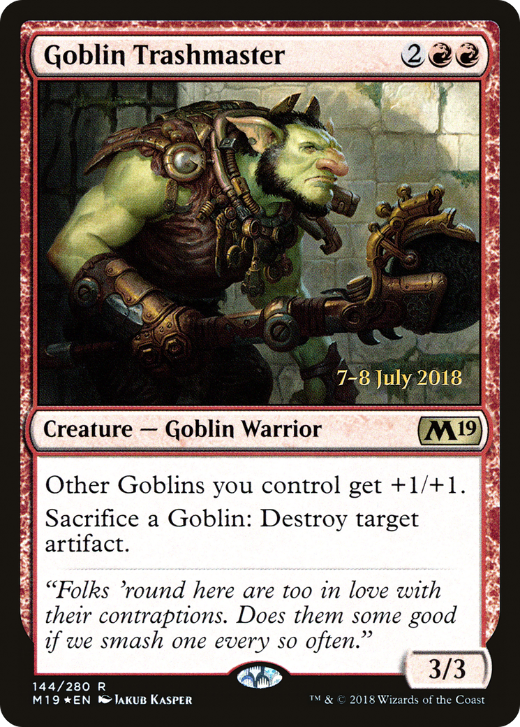 Goblin Trashmaster - Prerelease Promo [PM19-144s]