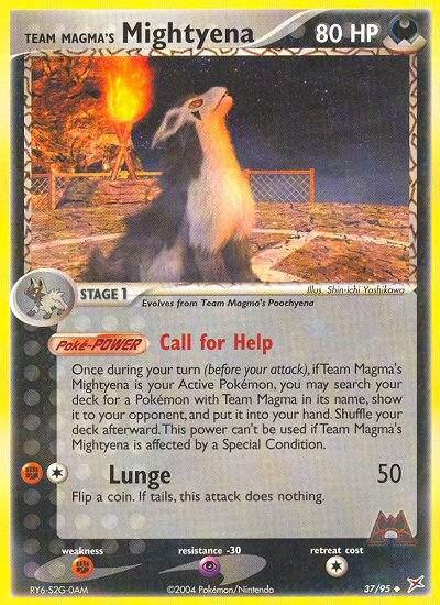 Team Magma's Mightyena [EX4-37]