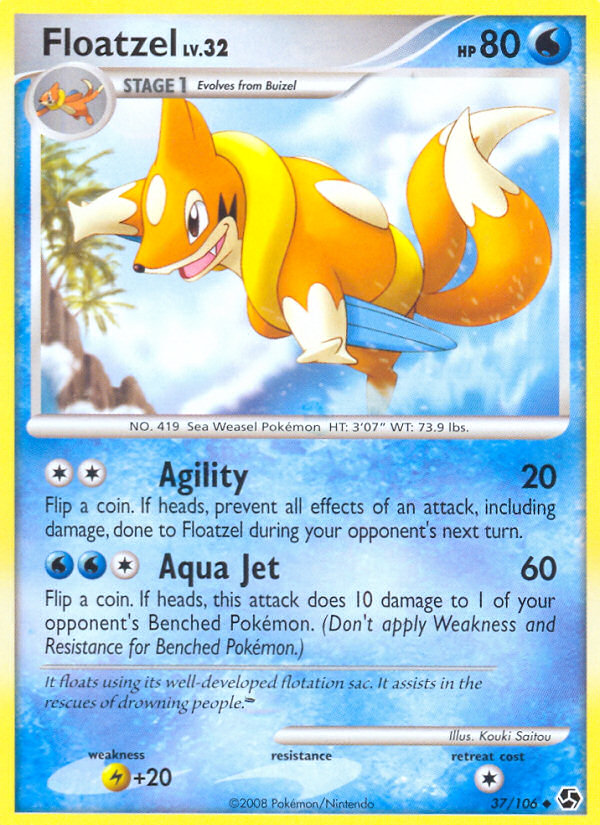 Floatzel [DP4-37]