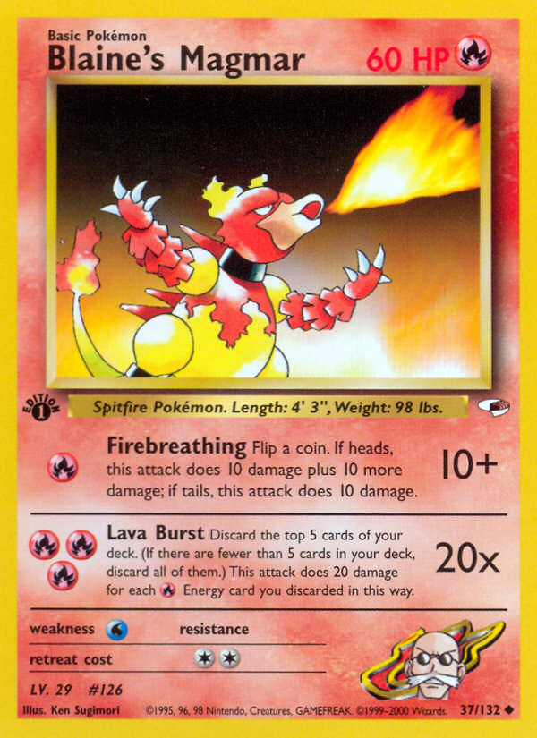 Blaine's Magmar [GYM1-37]