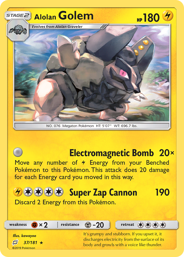 Alolan Golem [SM9-37]