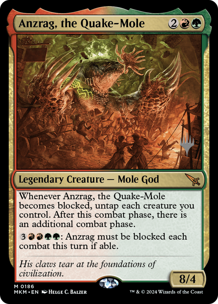 Anzrag, the Quake-Mole - Promo Pack [PMKM-186p]