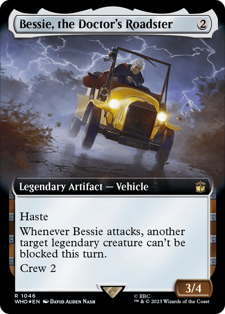 Bessie, the Doctor's Roadster - Extended Art - Surge Foil [WHO-1046]